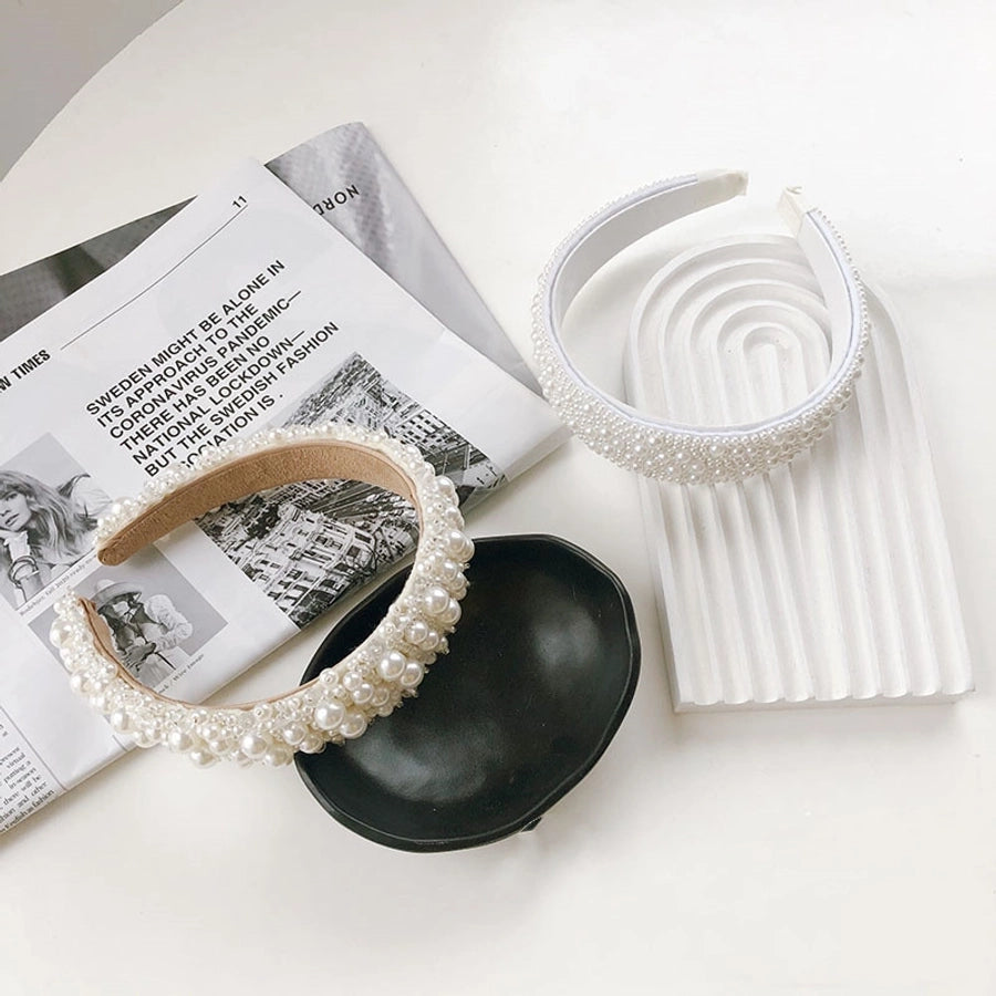 fashion full pearl headband