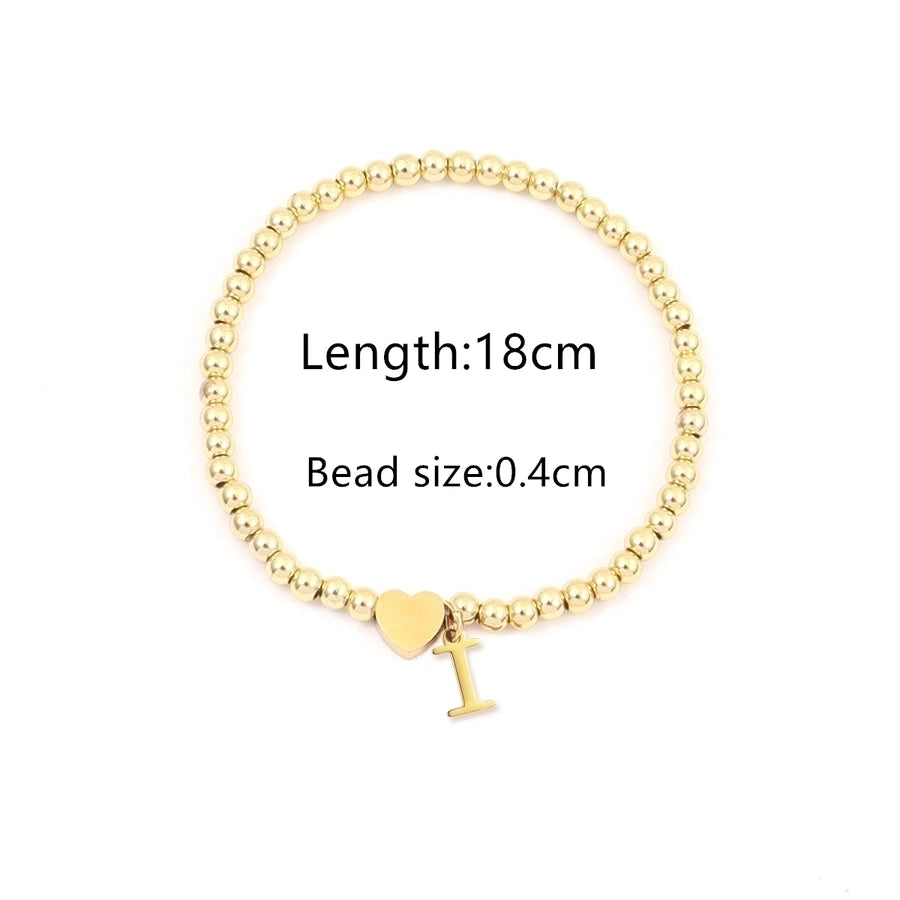 Simple Style Classic Style Letter 201 Stainless Steel 304 Stainless Steel Bracelets In Bulk