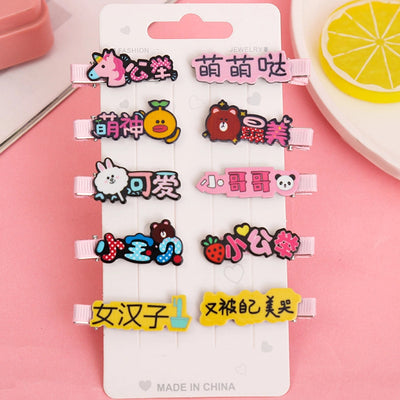 cute fruit soft clay hair clip