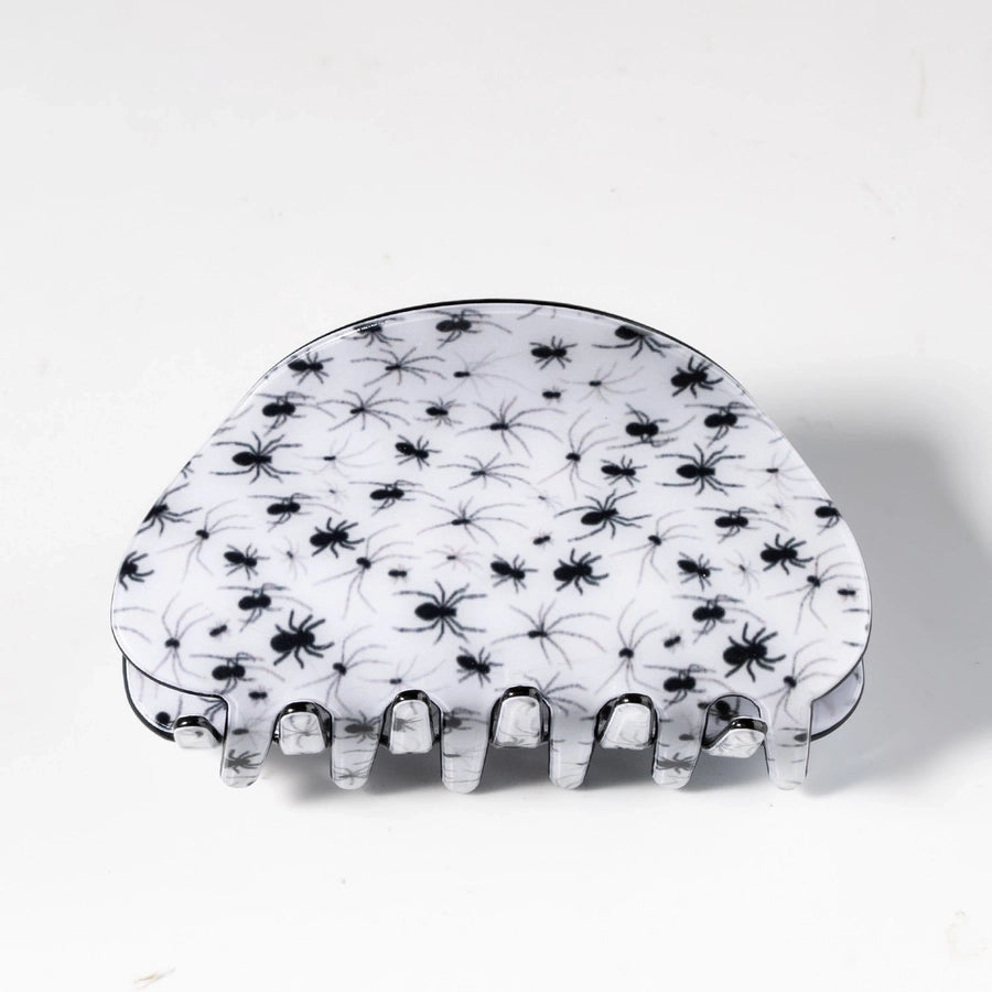 Halloween Simple Style Women's Pumpkin Lattice Spider PVC Hair Claws