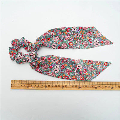 pastoral ditsy floral cloth flowers hair tie 1 piece