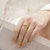 Jewelry Simple Style Solid Color 304 Stainless Steel Asymmetrical Open Rings
