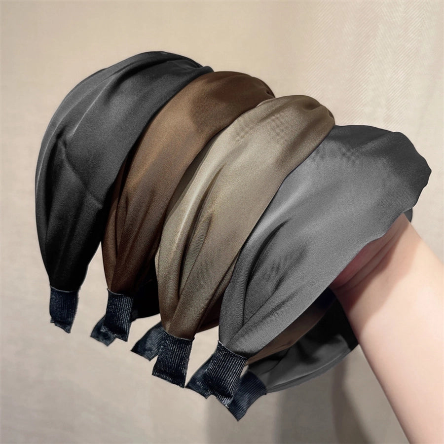women's simple style geometric satin hair band