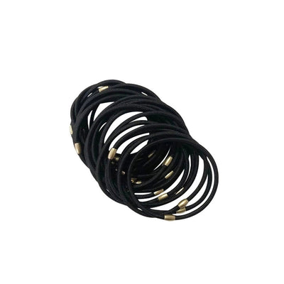 simple style solid color cloth metal rubber band 1 piece