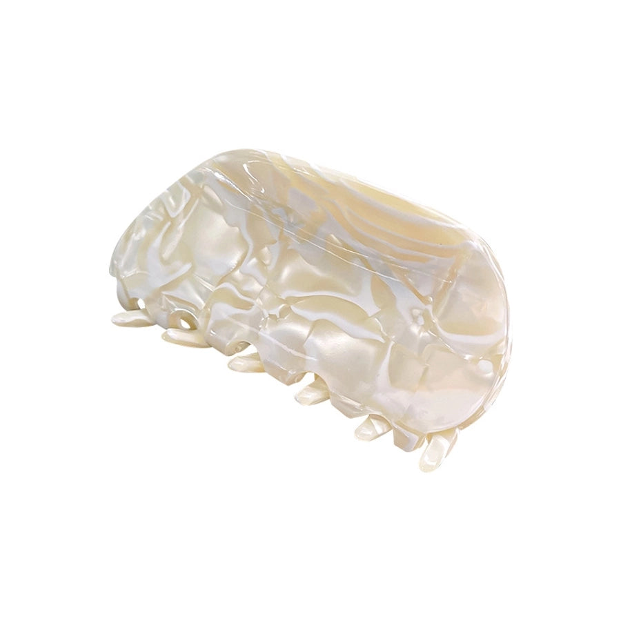 cute color block acetic acid sheets printing hair claws