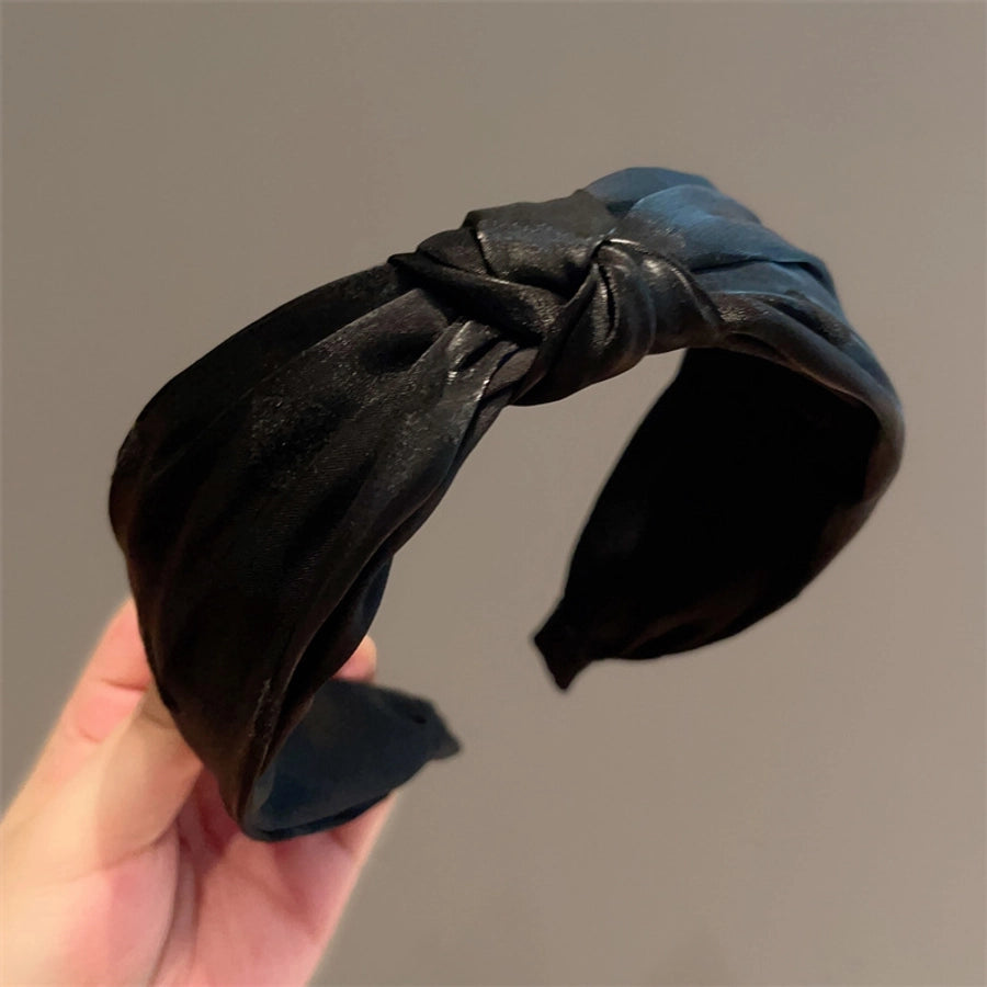 simple style heart shape gauze printing hair band