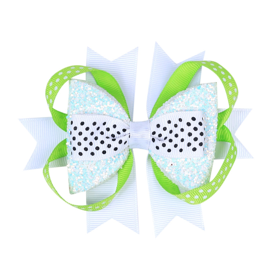 Halloween Funny Kid'S Bow Knot Threaded braid Hair Clip