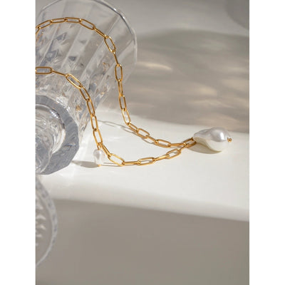 Jewelry Simple Style Classic Style Irregular 304 Stainless Steel 18K Gold Plated Pendant Necklace