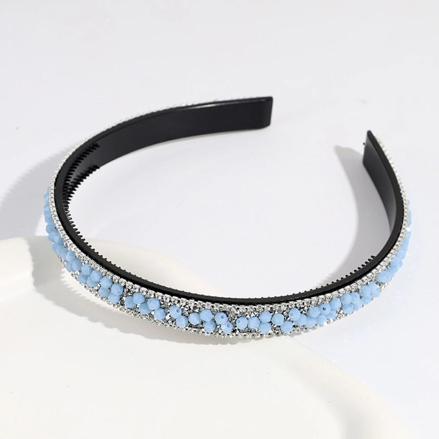 women's retro c shape rhinestone handmade hair band