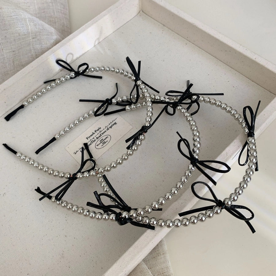 Women's Casual Simple Style Streetwear Bow Knot Iron Hair Band