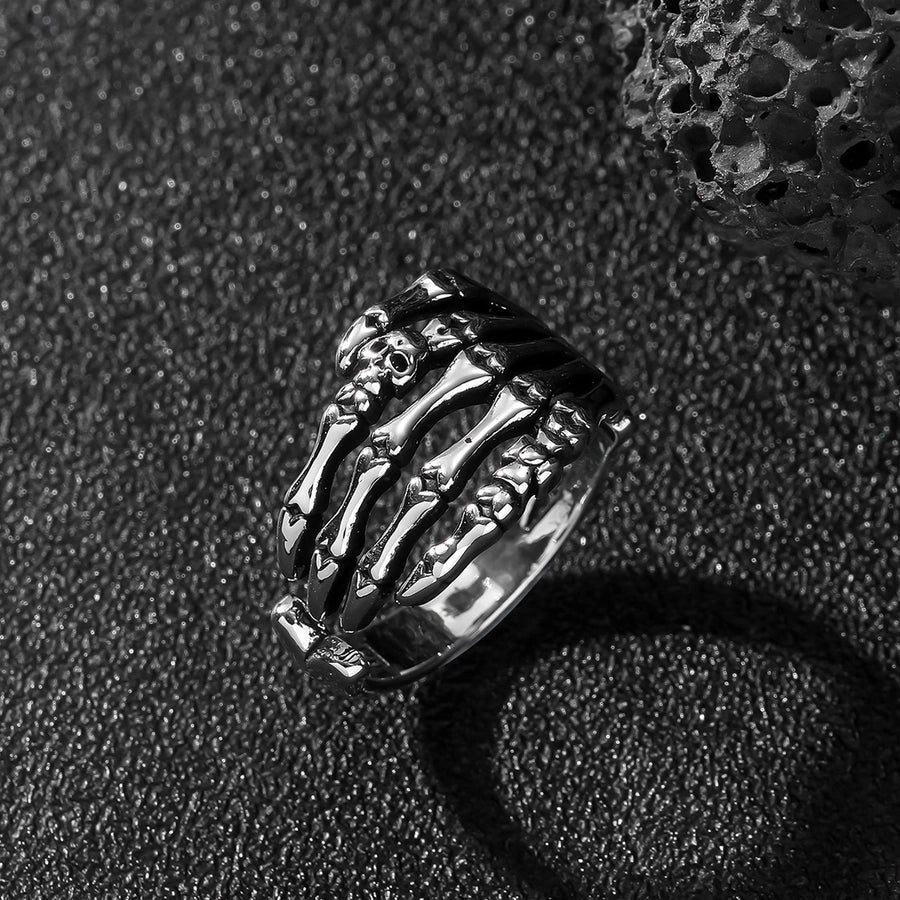 Copper Skull Open Rings