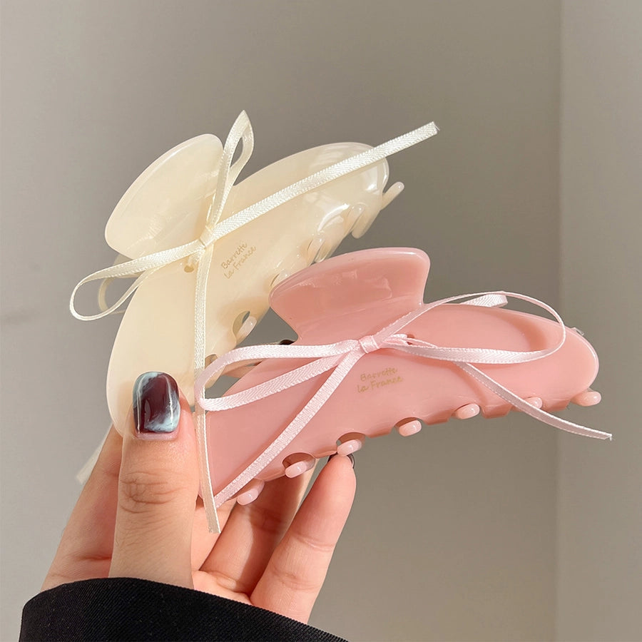 Women's Sweet Simple Style Bow Knot Acetic acid sheets Hair Claws