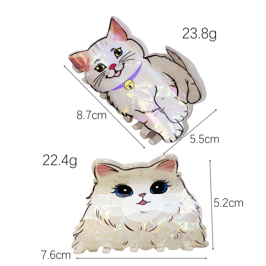 Women's Original Design Cute Lady Animal Acetic acid sheets Hair Claws