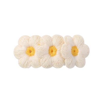 Kid'S Pastoral Flower Cloth Hair Clip
