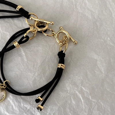 Women's Simple Style Heart Shape Smiley Face Alloy Hair Tie