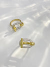 Jewelry Vintage Style Classic Style Geometric Copper Zircon Mixed Metal Rings Bracelets