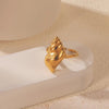 Jewelry Simple Style Geometric Round Titanium Steel Open Rings