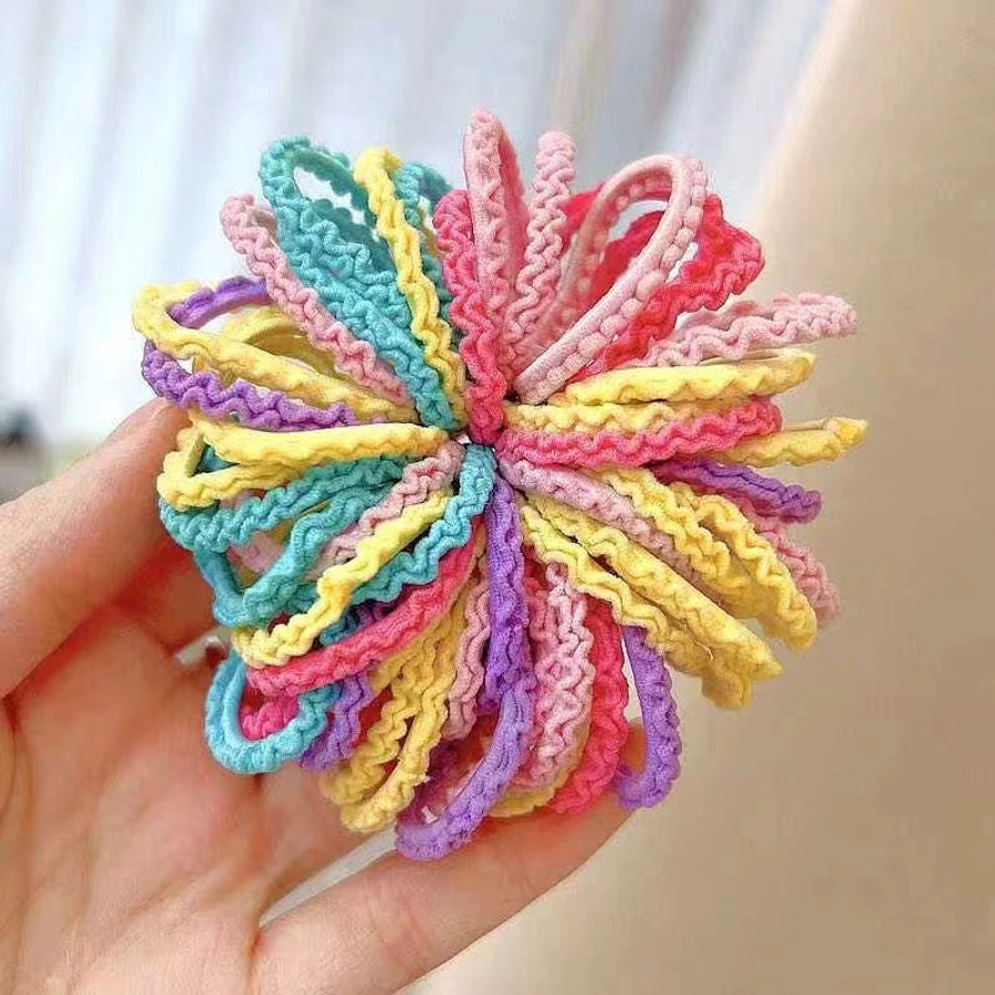Children's Hair Tie Rubber Band Hair Band Hair Rope Girls' Baby Hair Tie Hair Rope Hair Accessories Hair Rope High Color Value Does Not Hage Hair
