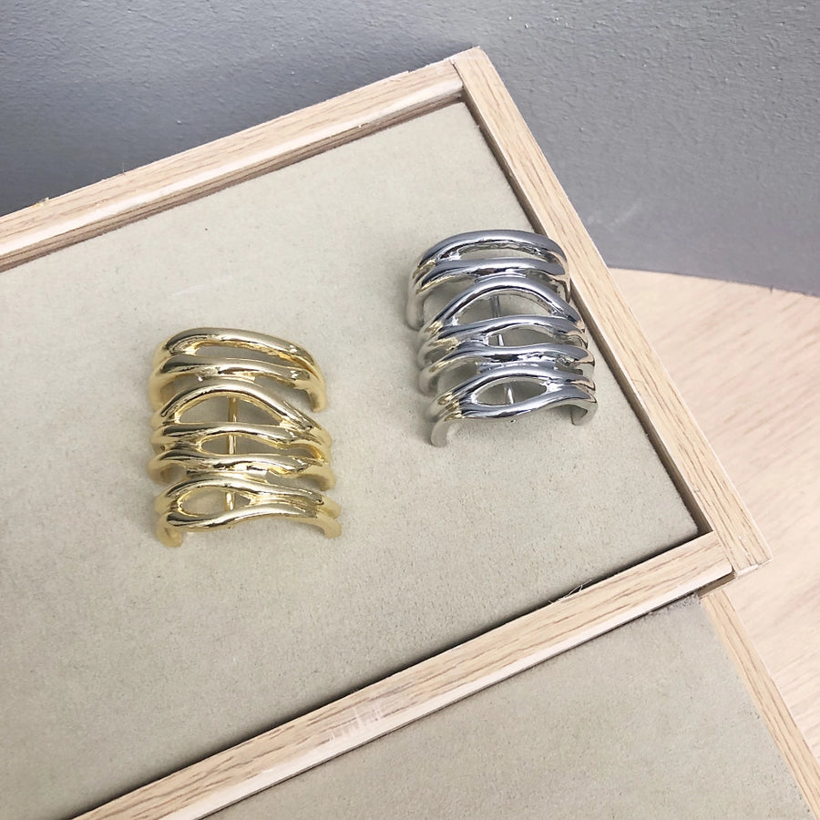 Women's Simple Style Solid Color Alloy Hair Clip