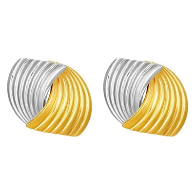 1 Pair Simple Style Stripe 304 Stainless Steel Ear Studs