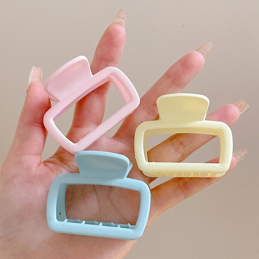 women's simple style geometric arylic hair claws