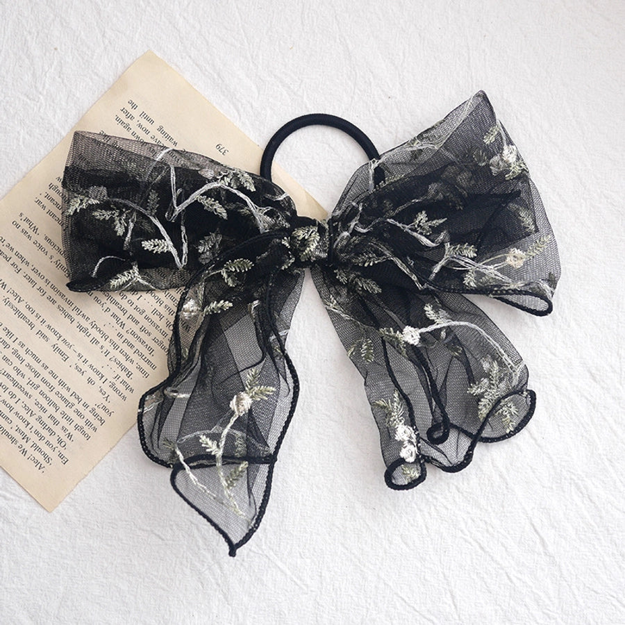 women's sweet bow knot cloth hair clip hair tie
