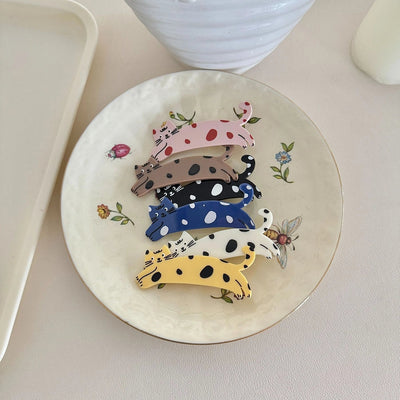 Women's Cute Cat Arylic Hair Clip
