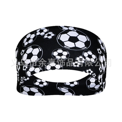 basic plaid polyester patchwork hair band