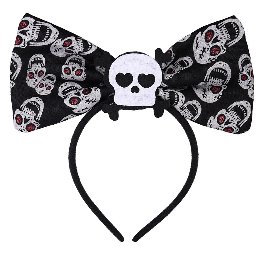 Spider headband skull bow Halloween hair accessories bat headband ghost festival party atmosphere decoration headband