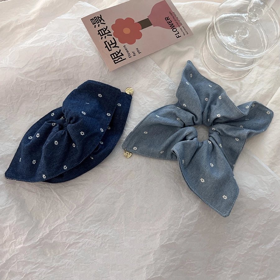 Women's Casual Simple Style Flower Cloth Handmade Hair Tie