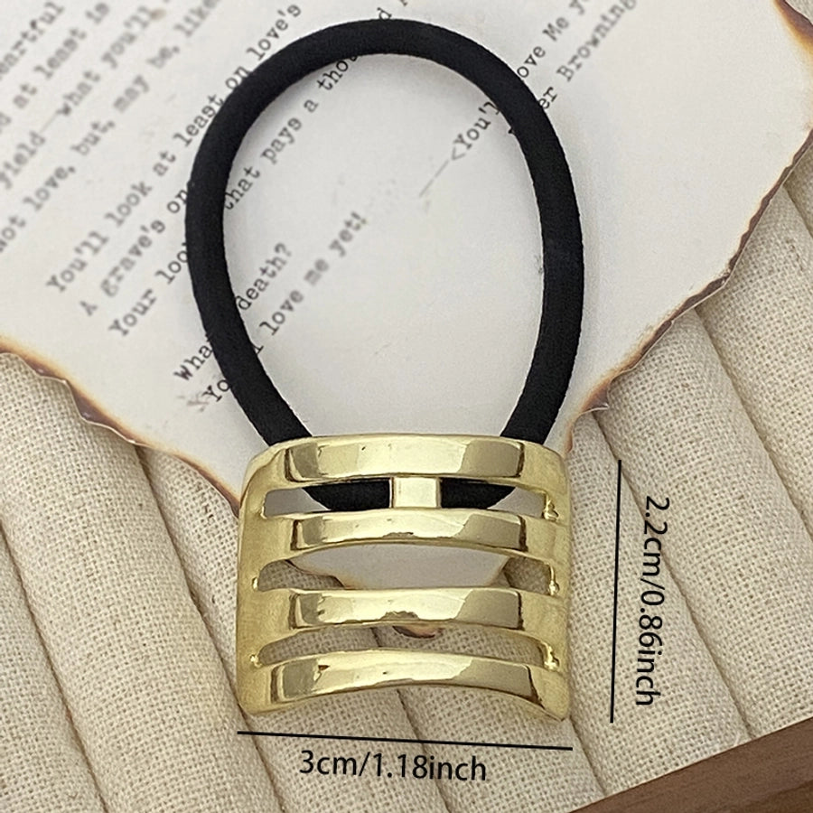 Women's Exaggerated Geometric Alloy Hair Tie