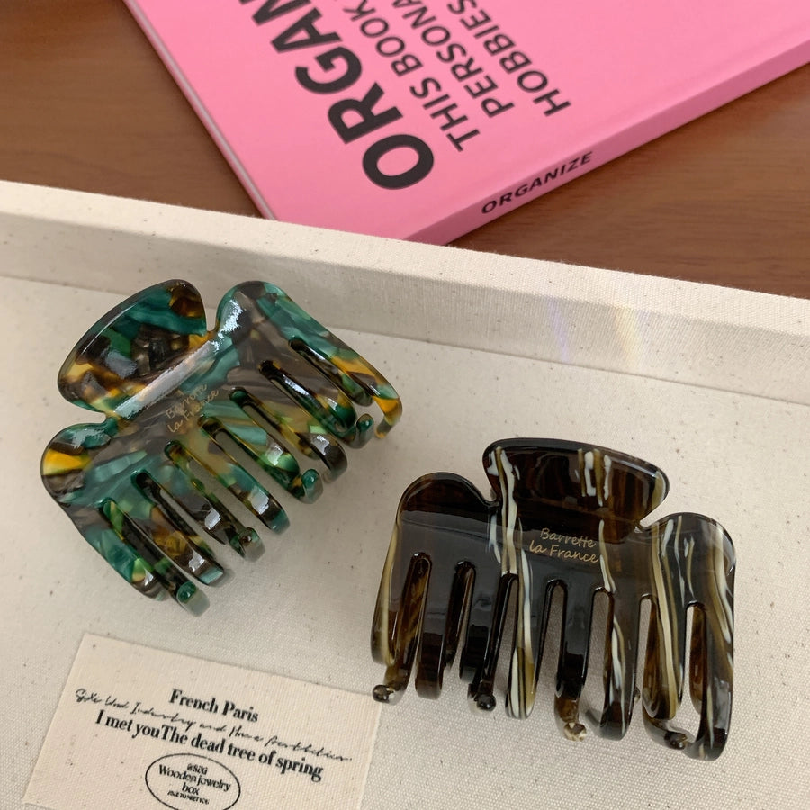 Women's Simple Style Classic Style Irregular Acetic acid sheets Hair Claws