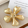 Women's Simple Style Classic Style Flower Alloy Plating Hair Claws