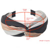 retro hairband women's fabric stitching stripe hair bundle pressure hair hoop net popular  new hairpin headdress