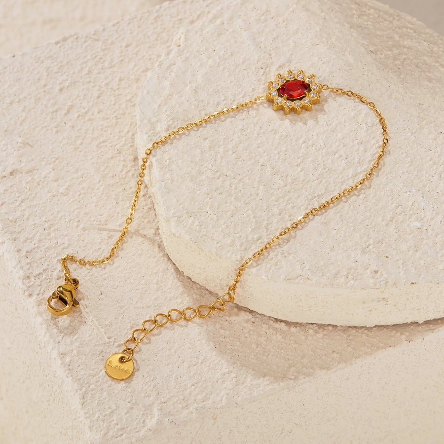 Simple Style Geometric 304 Stainless Steel cable chain Bracelets In Bulk