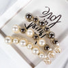 Women's Simple Style Classic Style Round Plastic Inlay Rhinestones Pearl Hair Clip