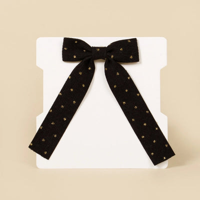 sweet bow knot corduroy hair clip