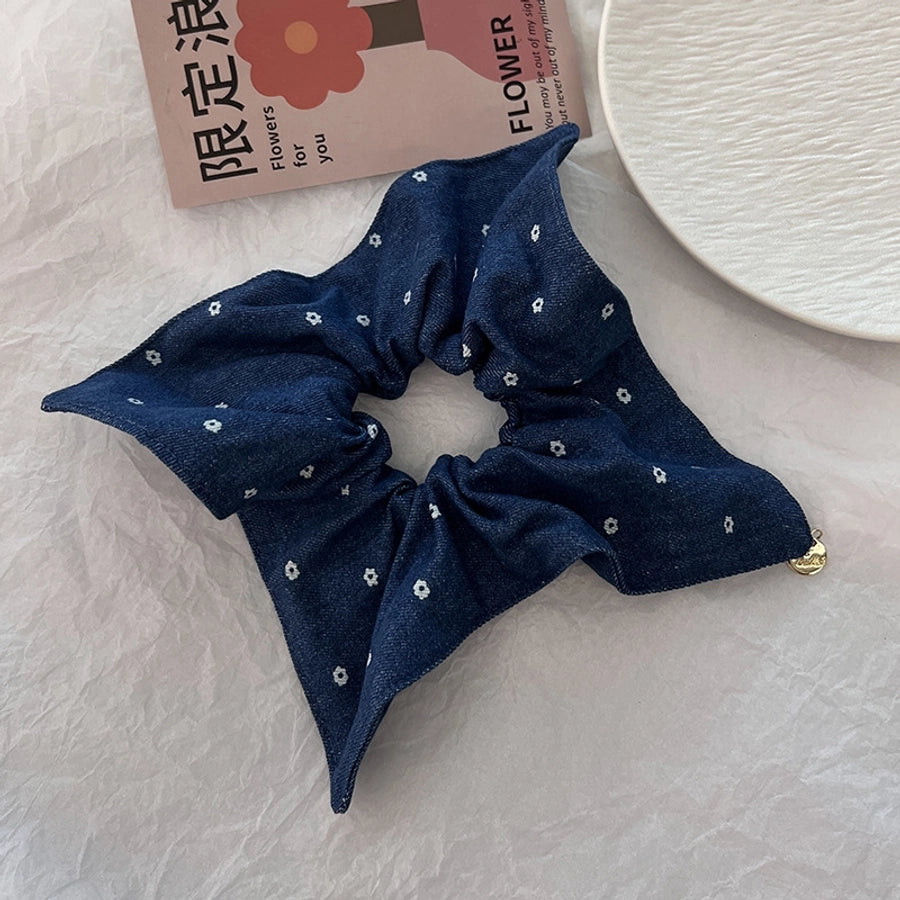 Women's Casual Simple Style Flower Cloth Handmade Hair Tie