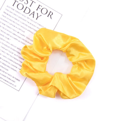 simple style solid color cloth hair tie