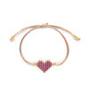Freshwater Pearl Copper Heart Shape Pearl Bracelets