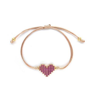Freshwater Pearl Copper Heart Shape Pearl Bracelets
