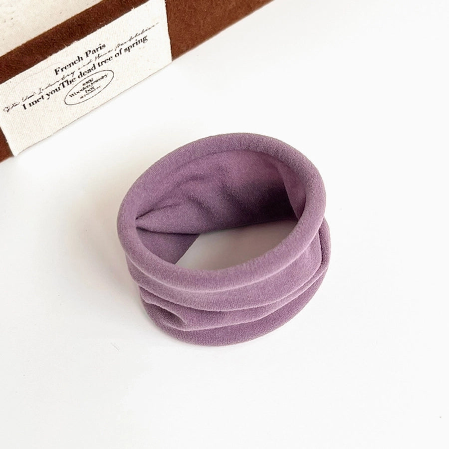 Women's Simple Style Classic Style Solid Color Nylon Pleated Hair Tie