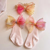 cute sweet flower bow knot ribbon lace sequins handmade hair band