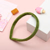 simple style plaid cloth hair band 1 piece