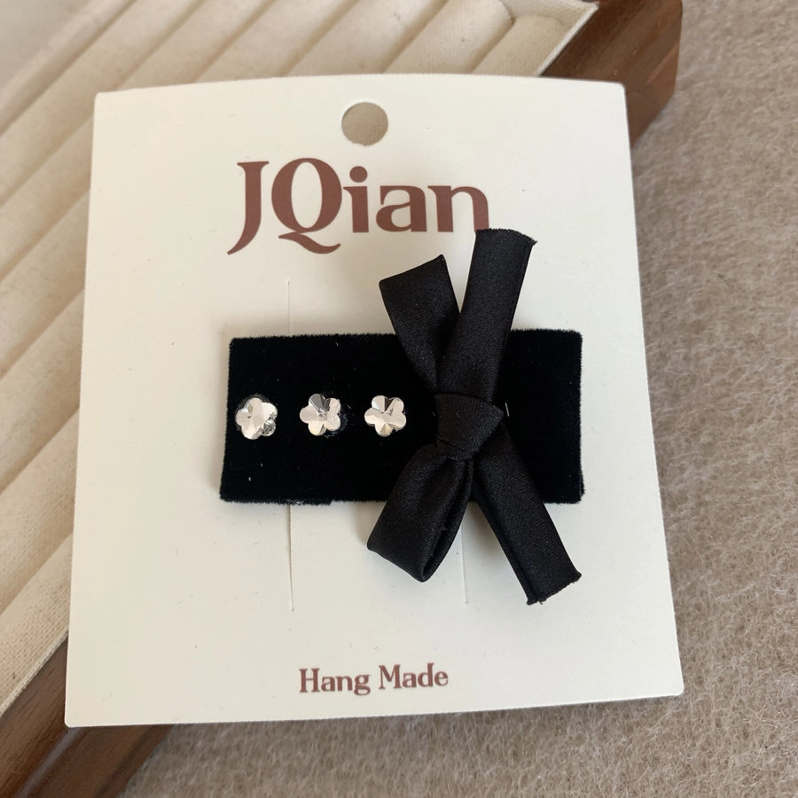 Women's Elegant Bow Knot Cloth Hair Clip Hair Tie