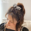 Women's Simple Style Shiny Bow Knot Brass Inlay Rhinestones Hair Clip