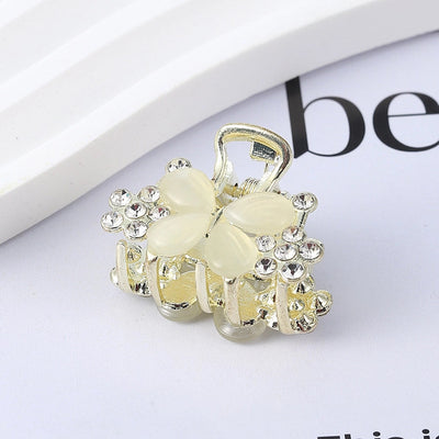 simple style butterfly rhinestone inlay rhinestones hair claws
