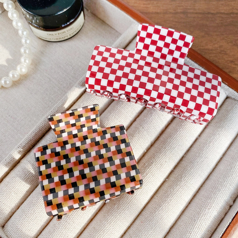 Women's Simple Style Classic Style Color Block Arylic Hair Claws