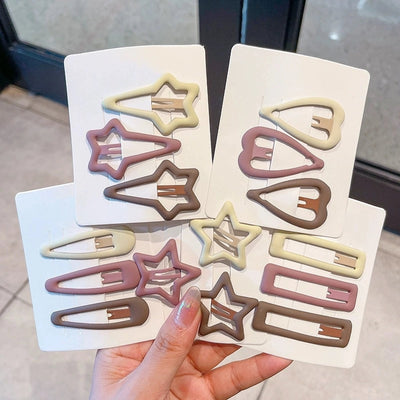 Women's Cute Solid Color Alloy Hair Clip