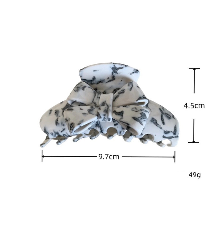 Women's Elegant Simple Style Bow Knot Acetic acid sheets Hair Claws